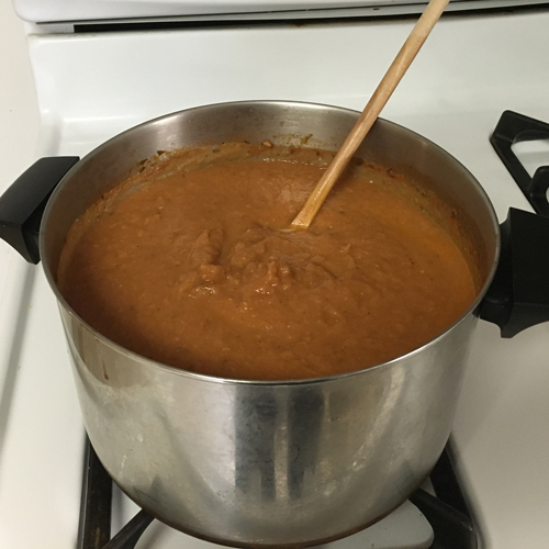 Homemade tomato sauce