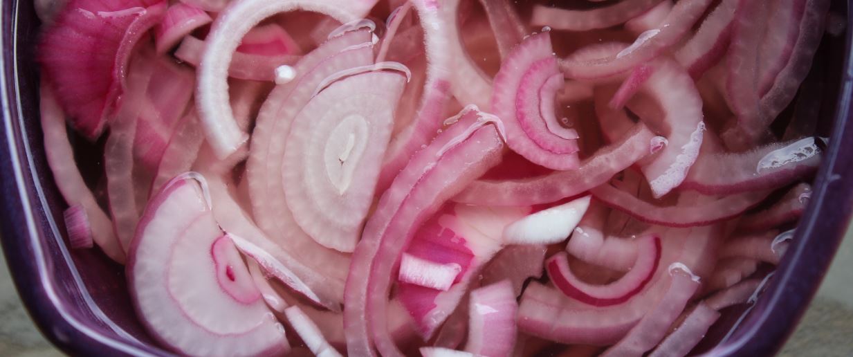 pickled red onions