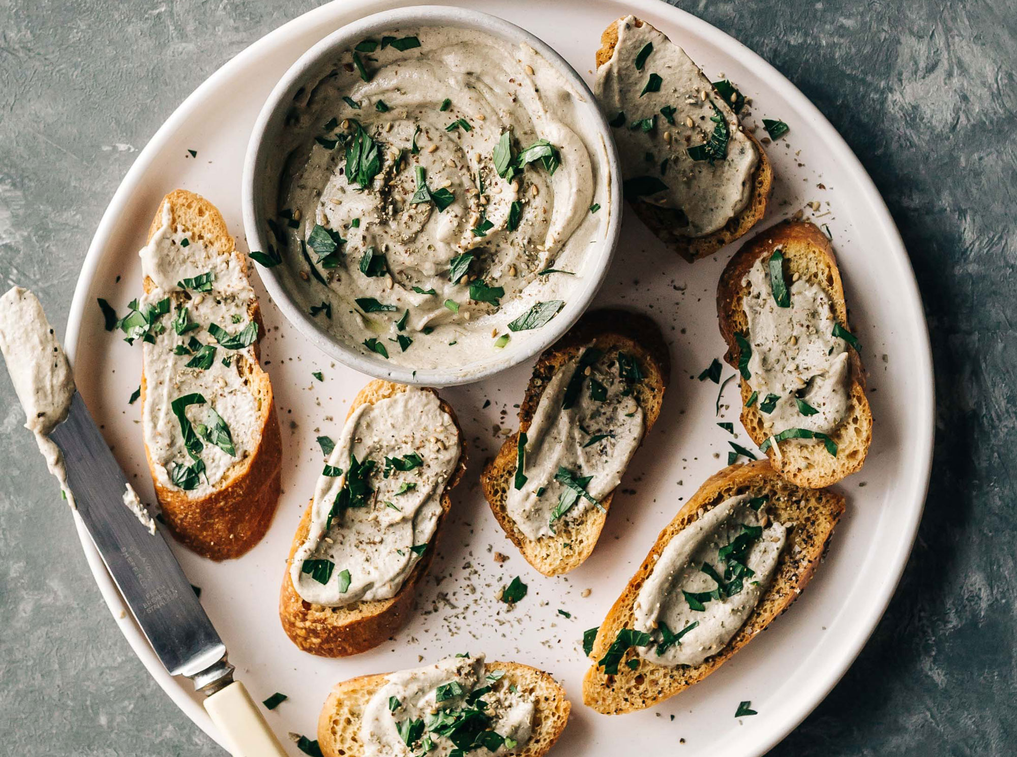 Smoky Eggplant Tahini Dip