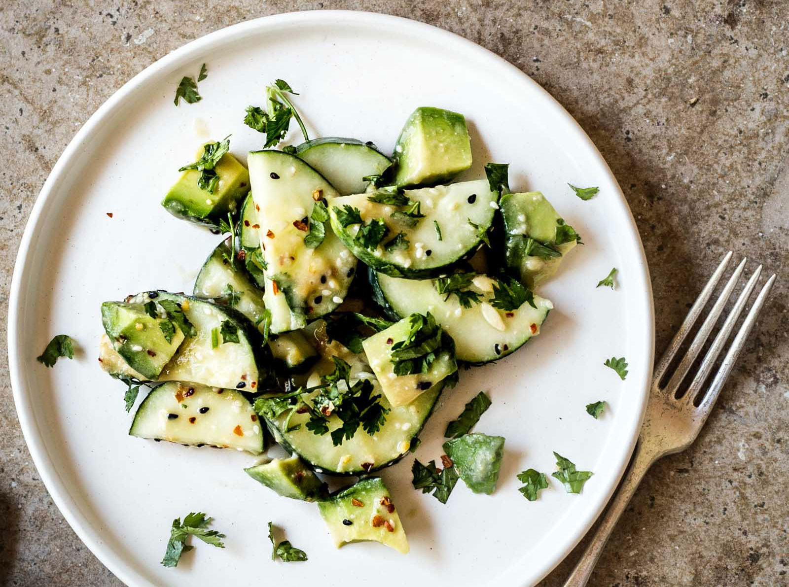 Sesame-Miso Cucumber Salad