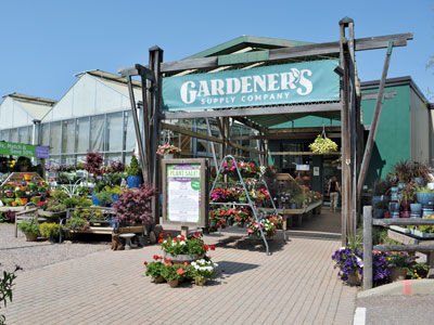 Burlington garden center storefront